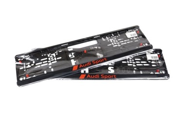 РАМКА НОМЕРНОГО ЗНАКА AUDI SPORT COLLECTION