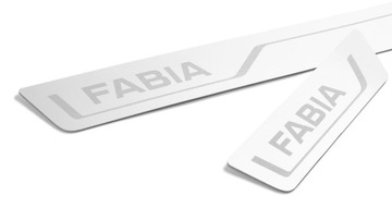 LISTWY PROGOWE NAKŁADKI SKODA FABIA 3 ALUMINIUM
