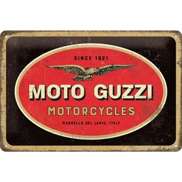 Tablica MOTO GUZZI MOTORCYCLES metal szyld 20x30