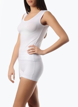 DOREANSE: TOP KOSZULKA podkoszulka 9335 :S: BIAŁA