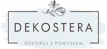 Wiszące półki na sznurkach linach złoty dąb