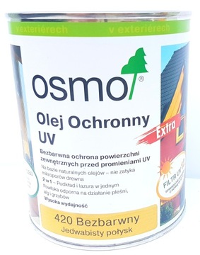 Osmo Olej Ochronny 420 UV Extra 0,125l Bezbarwny