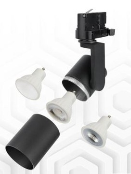 SZYNOPRZEWÓD 2M 3-FAZY ZESTAW 4 LAMP NA ŻARÓWKĘ