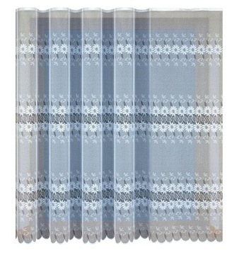 BIAŁA FIRANA NA METRY ŻAKARDOWA 34479 wys.250cm