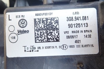SVĚTLO LEVÝ FULL LED VW ARTEON 3G8941081