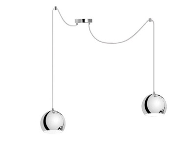 NOWOCZESNA LAMPA WISZĄCA ,ŻYRANDOL KULA CHROM 208