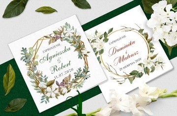 Приглашения на свадьбу ЖЕМЧУЖНАЯ БУМАГА ЦВЕТЫ МАГНОЛИИ