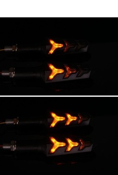 KIERUNKOWSKAZY LED DO MOTOCYKLA DYNAMICZNE 2 SZT.