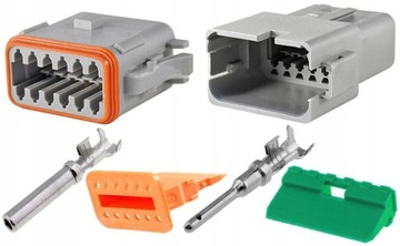 KOSTKA ZLACZE 1-2mm2 HERMETYCZNA DEUTSCH DT 12 PIN