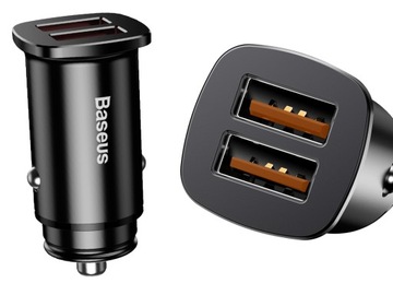 Автомобильное зарядное устройство Baseus 2xUSB QC3.0 5А 30Вт