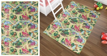 КОВЕР ДЕТСКИЙ 200х200 PINK FARM TOWN