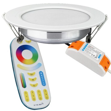 PILOT 4 STREFY PANEL SMART LED RGB+CCT MILIGHT 9W