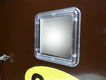 Газовый шкаф-короб 60х70х25см коричневый без спинки