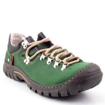 NAGABA 055 ciemne zielone półbuty 59492/42