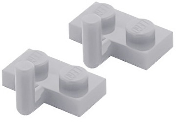 00324a LEGO 4623b 88072 4611702 6261353 - płytka ramię 5mm j.szary LBG 2szt