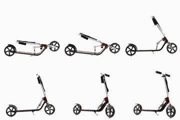 HUDORA БОЛЬШОЙ СКУТЕР 205мм100кг НЕМЕЦКИЙ ALU XXL