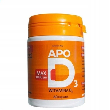 Apo D3 Max 4000j.m. 60 kapsułek