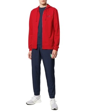 EMPORIO ARMANI EA7 markowa bluza męska z kapturem RED / CZERWONA roz. XXL