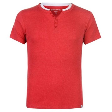 TSM0246Pierre Cardin męski T-shirt M czerwony
