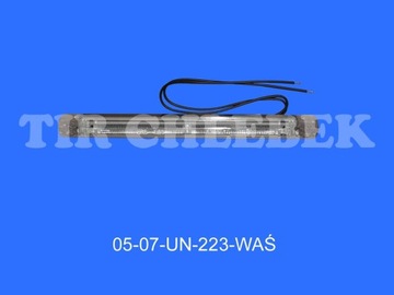 OBRYSÓWKA LED WĄSKA TYŁ CZERWONA 240x20