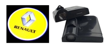 LED LOGO PROJEKTOR HD BEZPRZEWODOWE NA BATERIE RENAULT WSZYSTKIE MODELE