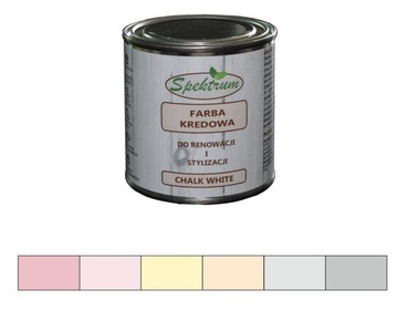 Farba kredowa SPEKTRUM - kolory pastelowe - 250ml