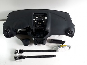 FORD FIESTA MK7 DESKA KONSOLA AIRBAG PODUSZKI PASY