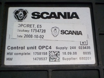 КОНТРОЛЛЕР SCANIA R OPC4 1758158
