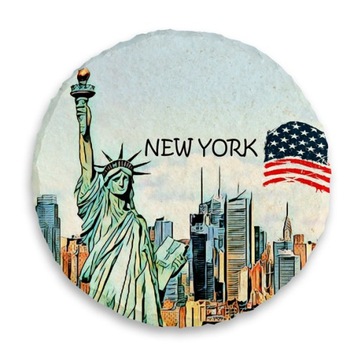 NOWY JORK STATUA USA magnes lodówkę kamień 337A M