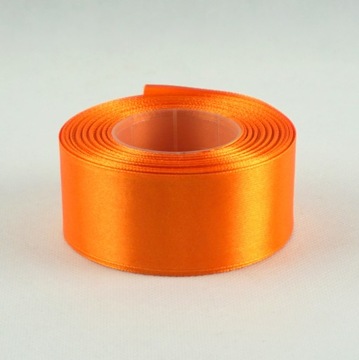 Taśma atłasowa 38mm/32m POMARAŃCZOWA