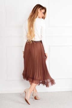 ЖЕНСКАЯ ЮБКА ДЛИННАЯ ЖЕНСТВЕННАЯ ЛЕТНЯЯ ЭЛЕГАНТНАЯ ЮБКА ИЗ ТЮЛЯ ЦВЕТА 1995 ГОДА