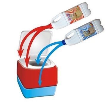 ЖИДКОСТЬ ДЛЯ ТУАЛЕТНОЙ ЖИДКОСТИ TORNADO BLUE TOURIST 2л