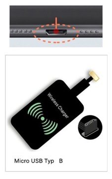 Индуктивный адаптер QI Lightning USB-C micro USB B