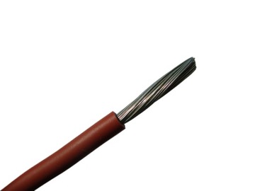 Kabel przewód silikonowy SIF 2,5mm2 brązowy 1m