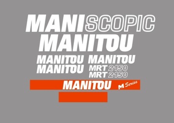 Naklejki oklejenie MANITOU MANISCOPIC MRT 2150