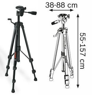 BOSCH Professional STATYW ALUMINIOWY 157cm BT 150