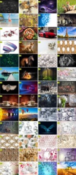 КАРТИНА НА ХОЛСТЕ деревья лес золотисто-коричневый 90х60