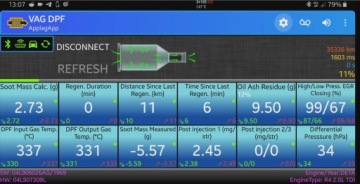 VAG DPF DPF FIRING ДИАГНОСТИКА Интерфейс OBD2