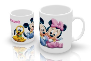 KUBEK MYSZKA MIKI Donald Minnie + IMIĘ