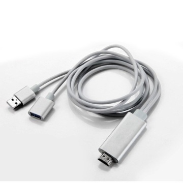 Кабель-переходник MHL iOS Android HDMI TV Full HD 1080p Видео USB-C Lightning