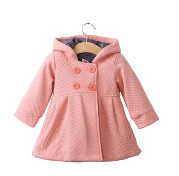 PŁASZCZ WIOSENNY PŁASZCZYK Z KAPTUREM KURTKA 10-12