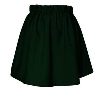 BUTELKOWA SPÓDNICA MINI NA GUMIE GUMA UNIWERSALNA