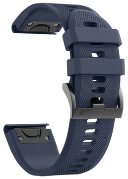 ТЕМНО-СИНИЙ ремешок для Garmin Epix 2 Slate Steel