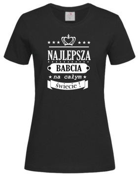 KOSZULKA NAJLEPSZA BABCIA NA CAŁYM ŚWIECIE M