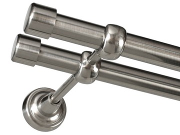 KARNISZE MODERN KARNISZ METAL PODWÓJNY 19+19 / 240