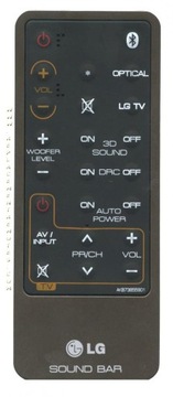 Pilot LG Sound Bar AKB73855901 org powystawowy BK