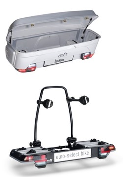 Zestaw Bagażnik rowerowy + Box MFT BackPower/Box