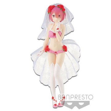 FIGURKA ANIME Re : ZERO RAM EXQ Banpresto Sexy HIT