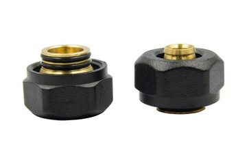 Złączki zacisk GW3/4 do PEX16mm x 2szt czarny str.