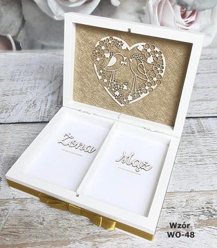 Коробка и конверты для обручальных колец U2/U3 графика